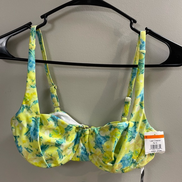 New with Tags Tropical Bikini Swimsuit Underwire Top cheeky Bottoms XS - Picture 8 of 8
